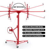 Maocao Hoom 11ft Red Drywall Lift 11-ft H x 53.5-in L x 53.5-in W Steel Drywall Lift