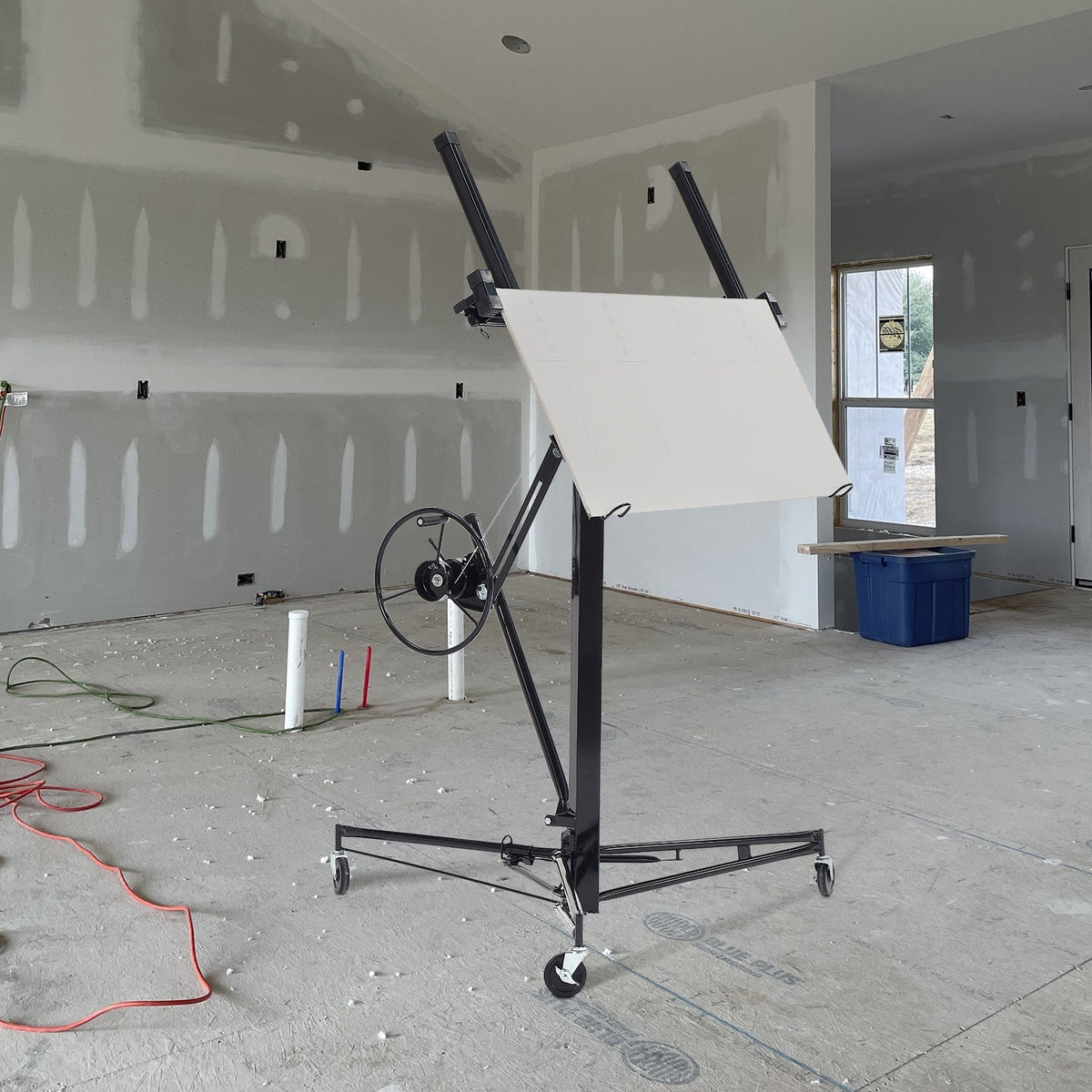 Maocao Hoom 13ft Drywall Lift 13-ft H x 53.5-in L x 53.5-in W Steel Drywall Lift