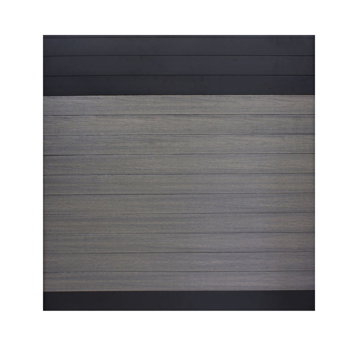 Infinity Euro 6-ft H x 6-ft W Oxford Grey Privacy Composite Fence Panel
