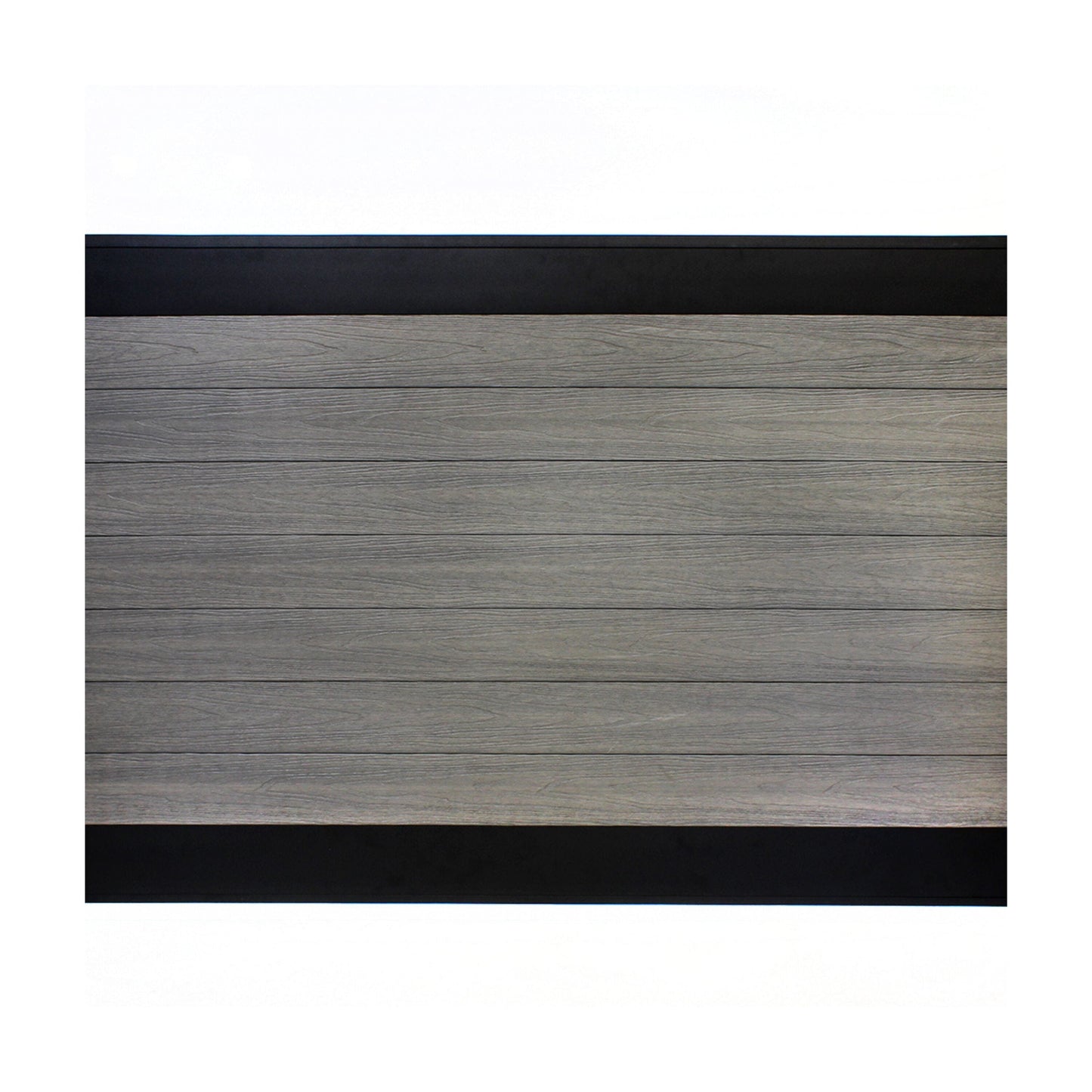 Infinity Euro 5"H x 71"W 5/8-in 6-ft H Black Aluminum Composite Fence Picket