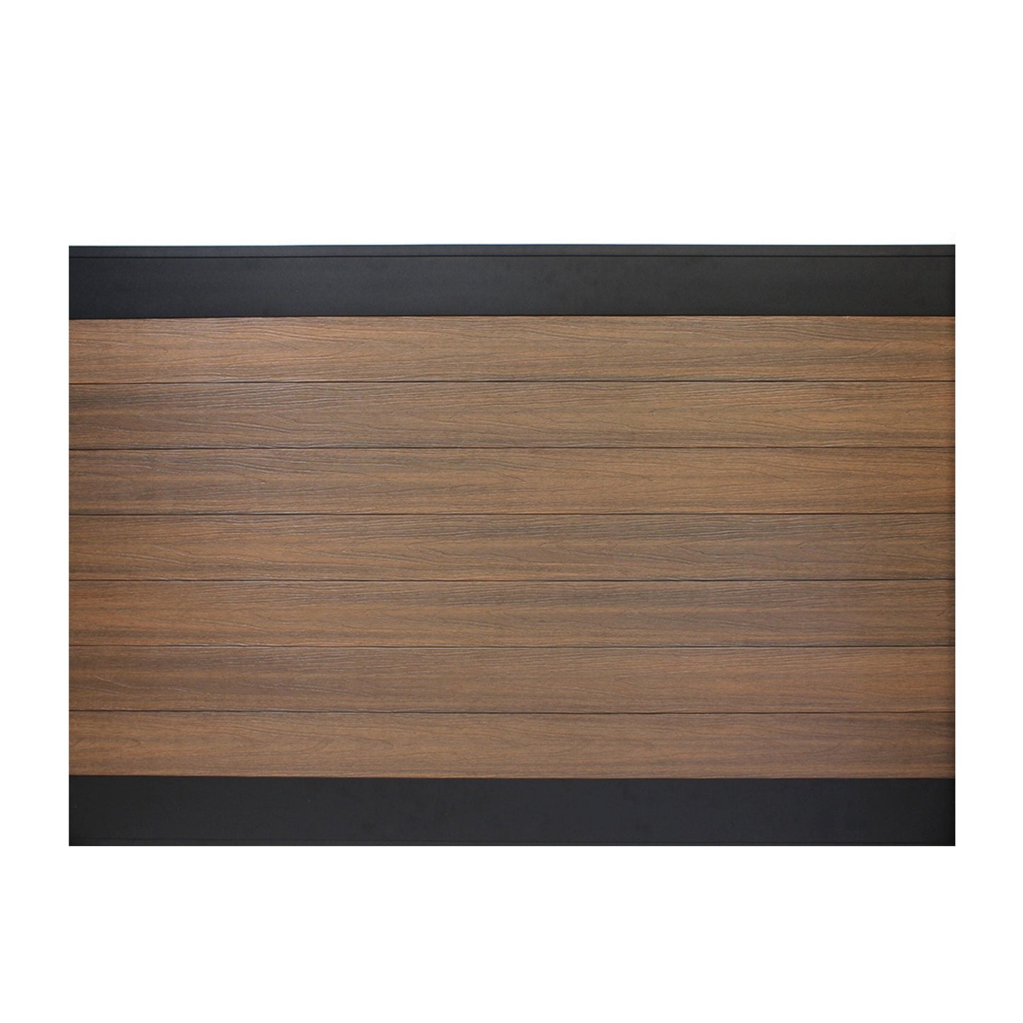 Infinity Euro 5"H x 71"W 5/8-in 6-ft H Black Aluminum Composite Fence Picket