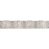 Alexa 3-Light Polished Chrome Vanity Light