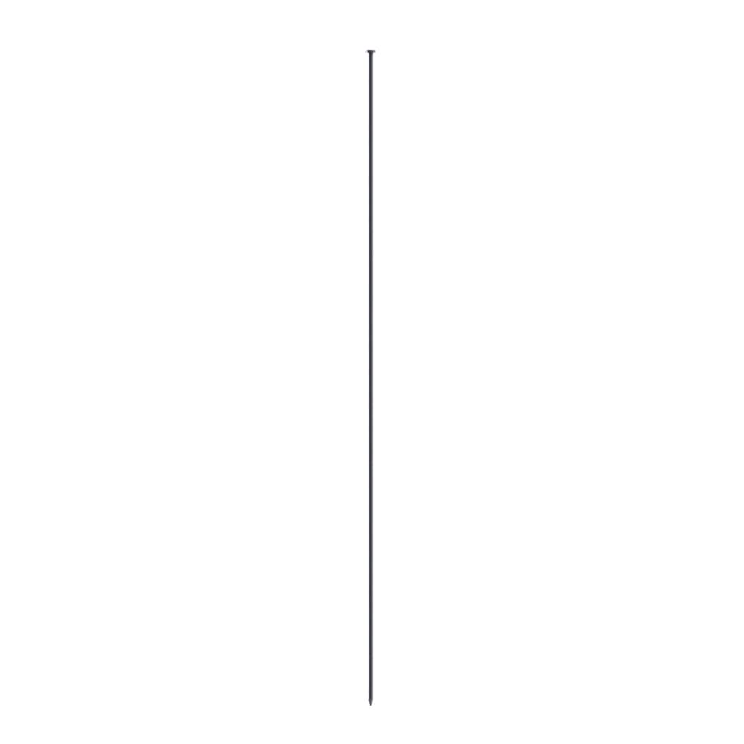 YARDLINK 1-1/2-in W Powder-coated Galvanized Steel Flat-top No Dig Garden Fence Post