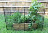 YARDLINK 1-1/2-in W Powder-coated Galvanized Steel Flat-top No Dig Garden Fence Post