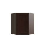 RELIABILT Parkstone 24-in W x 30-in H x 12-in D Espresso Diagonal Wall Fully Assembled Plywood Cabinet (Shaker Door Style)