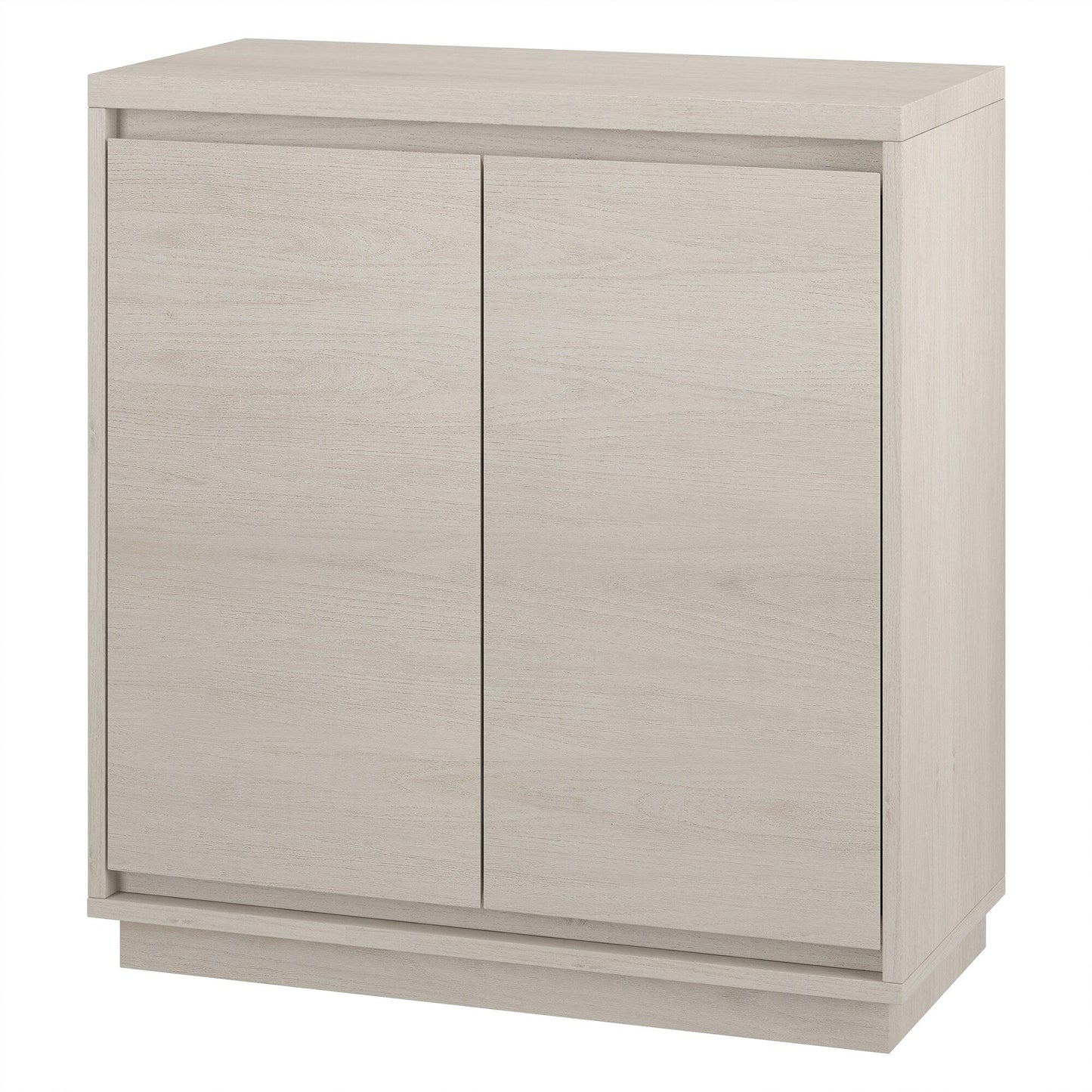 Hailey Home Presque Alder White 2-Shelf Office Cabinet