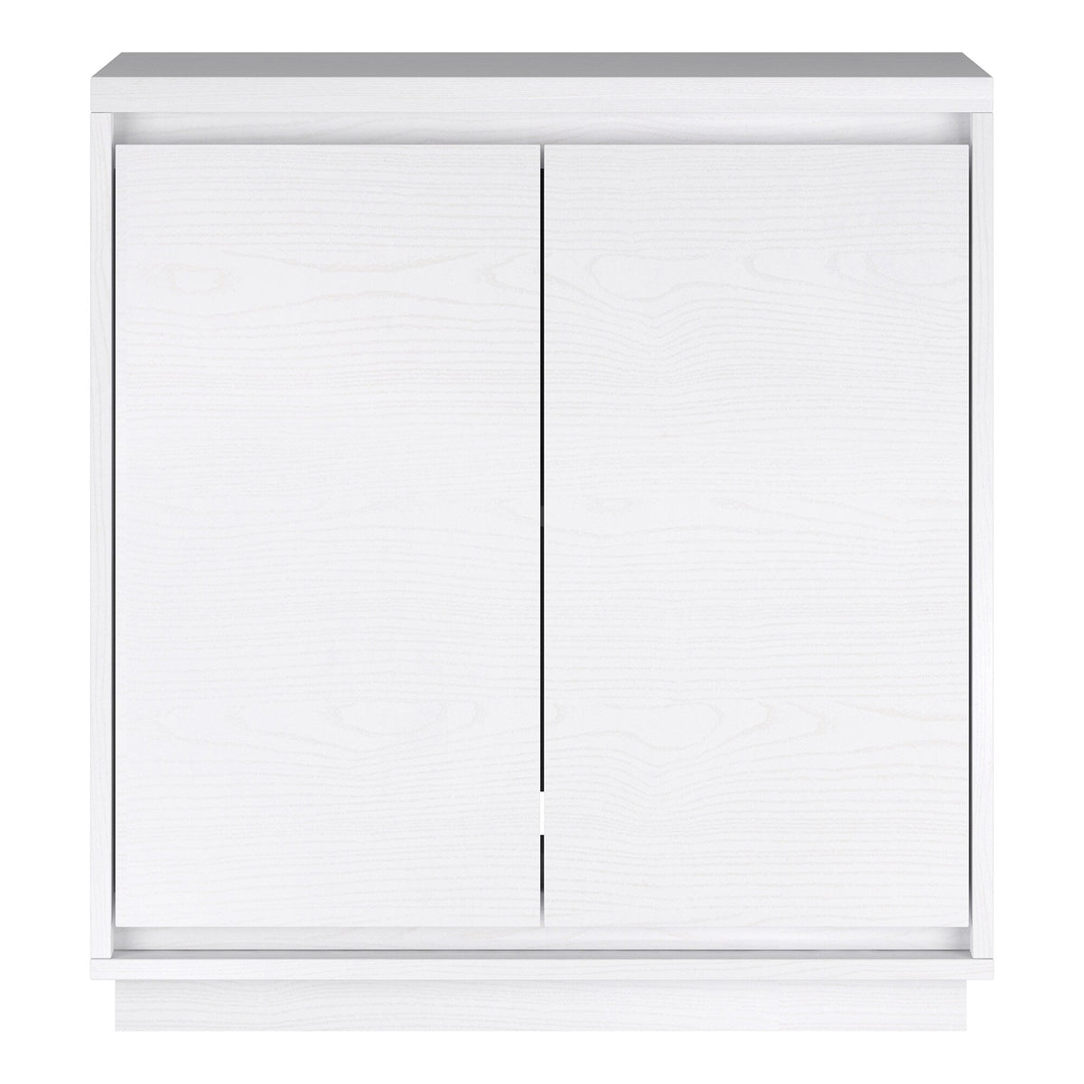 Hailey Home Presque White 2-Shelf Office Cabinet