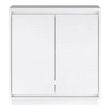 Hailey Home Presque White 2-Shelf Office Cabinet