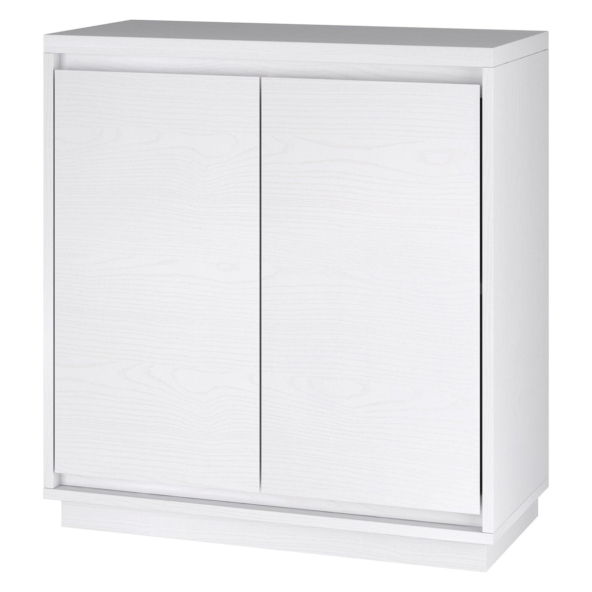 Hailey Home Presque White 2-Shelf Office Cabinet