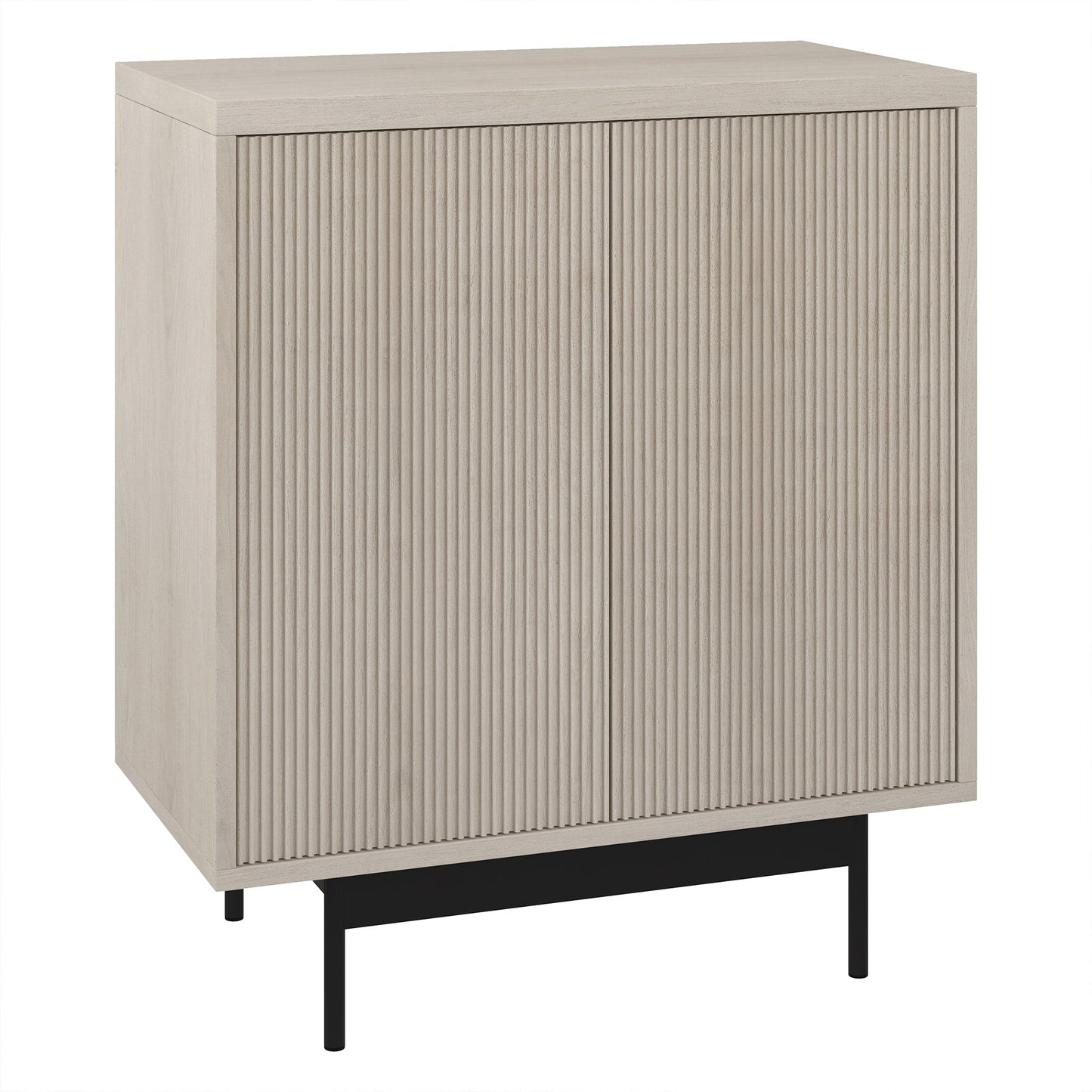 Hailey Home Whitman Alder White 2-Shelf Office Cabinet