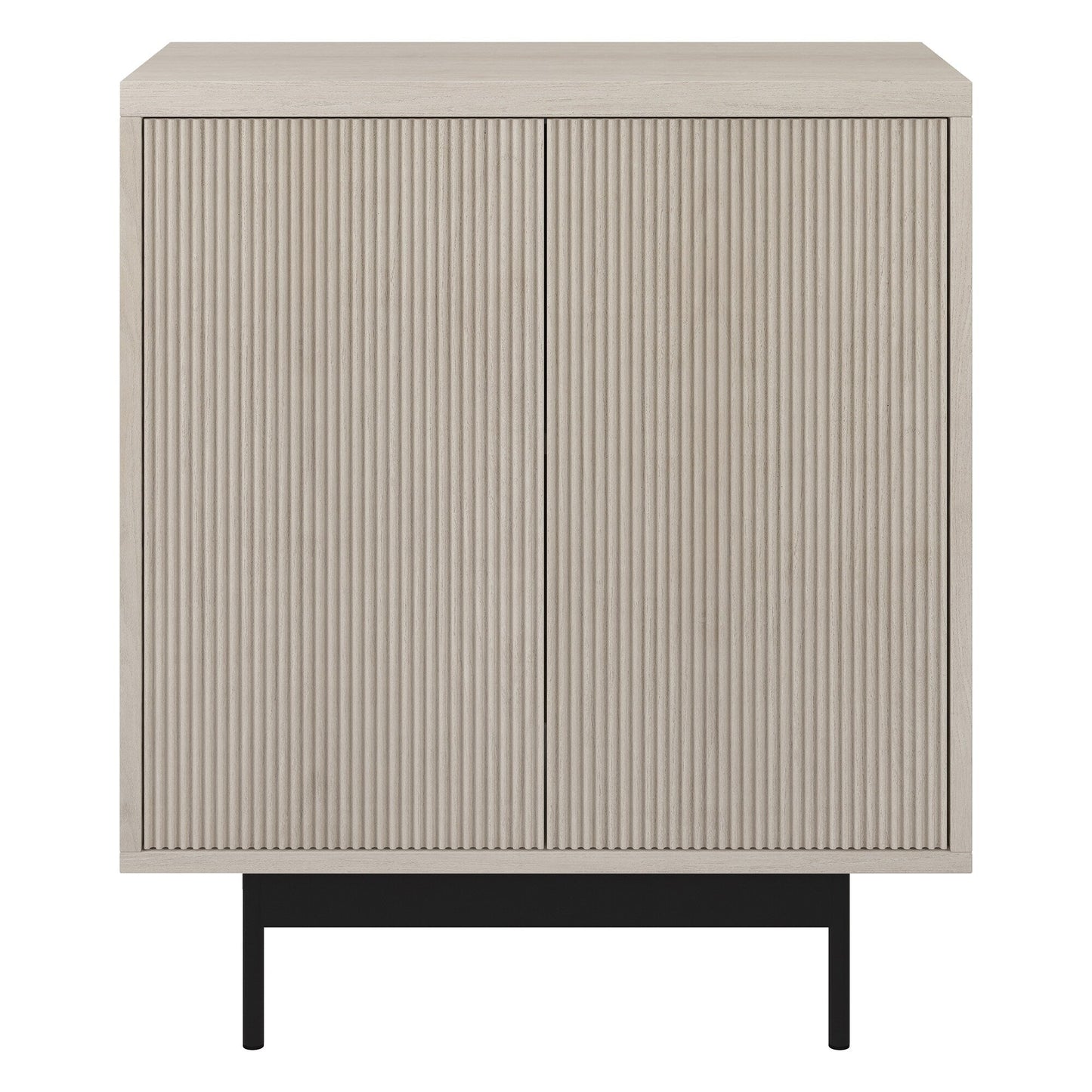 Hailey Home Whitman Alder White 2-Shelf Office Cabinet