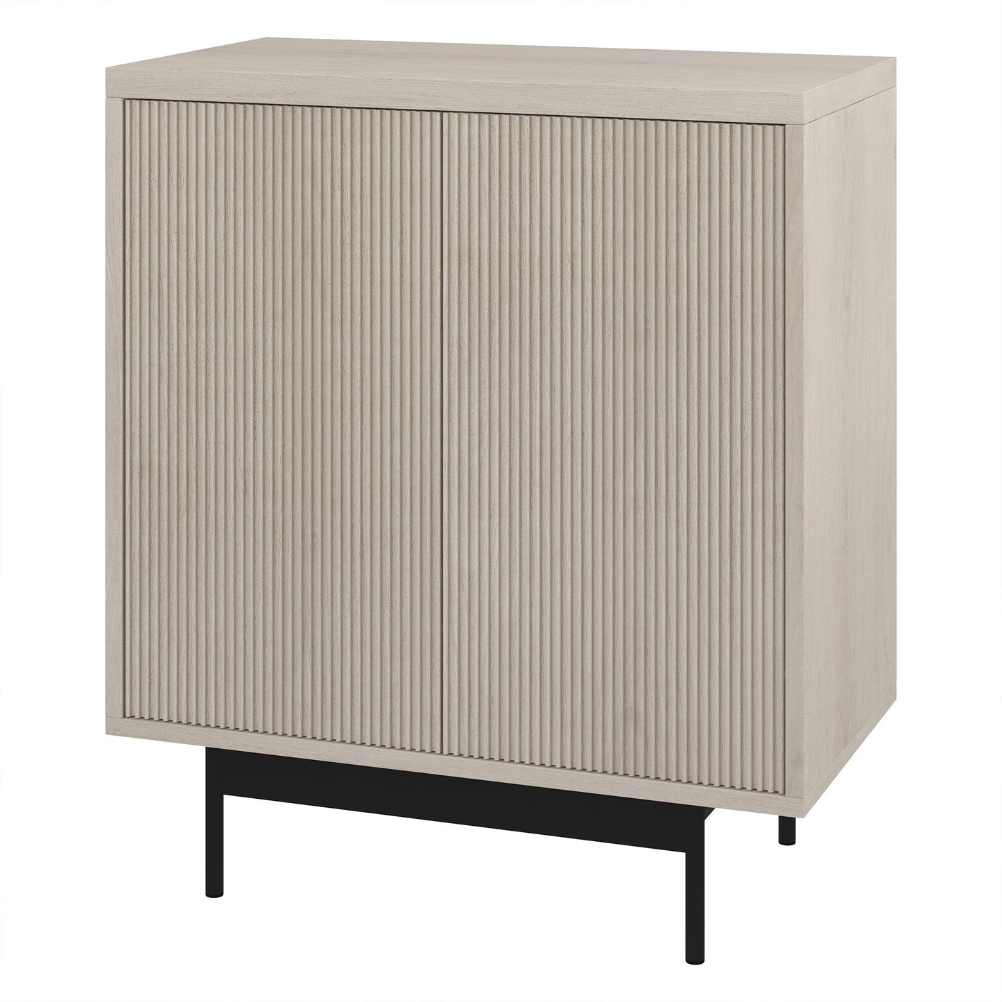 Hailey Home Whitman Alder White 2-Shelf Office Cabinet