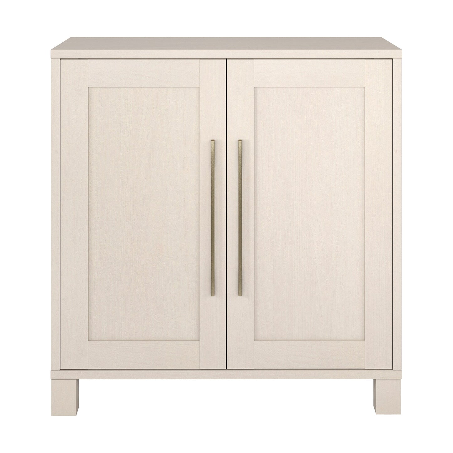 Hailey Home Chabot Alder White 2-Shelf Office Cabinet
