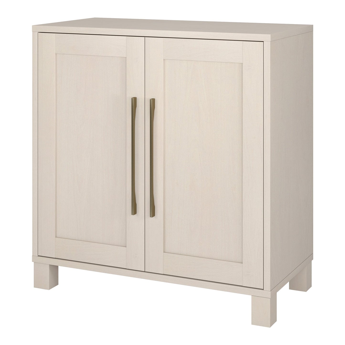 Hailey Home Chabot Alder White 2-Shelf Office Cabinet