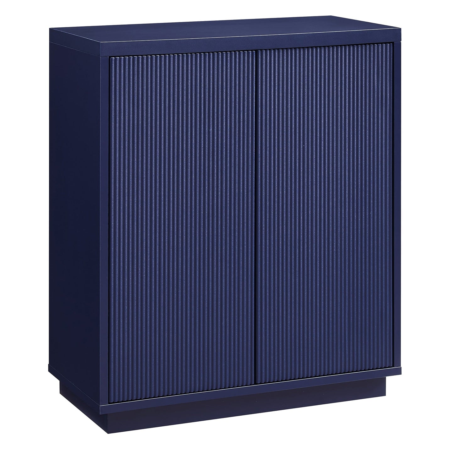 Hailey Home Alston Dark Blue 2-Shelf Office Cabinet
