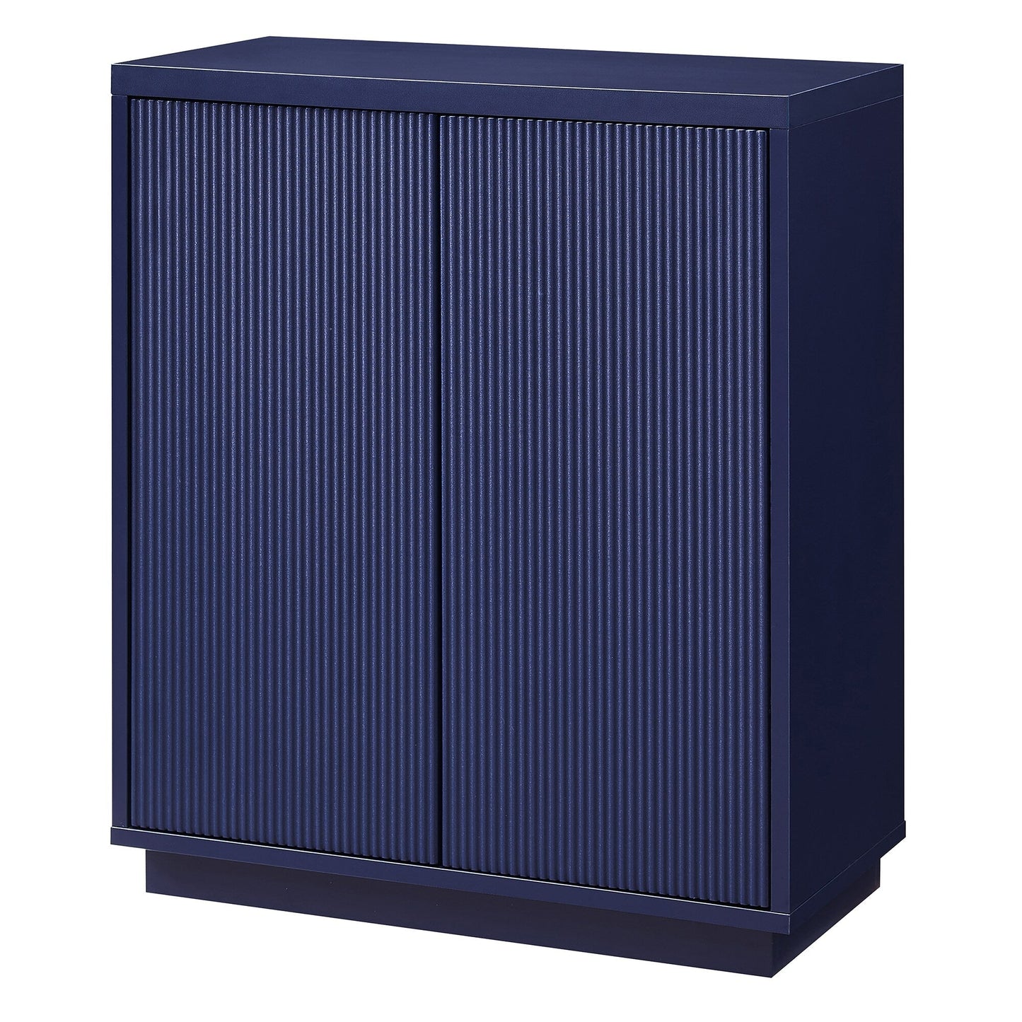 Hailey Home Alston Dark Blue 2-Shelf Office Cabinet