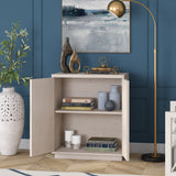 Hailey Home Alston Alder White 2-Shelf Office Cabinet