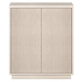 Hailey Home Alston Alder White 2-Shelf Office Cabinet