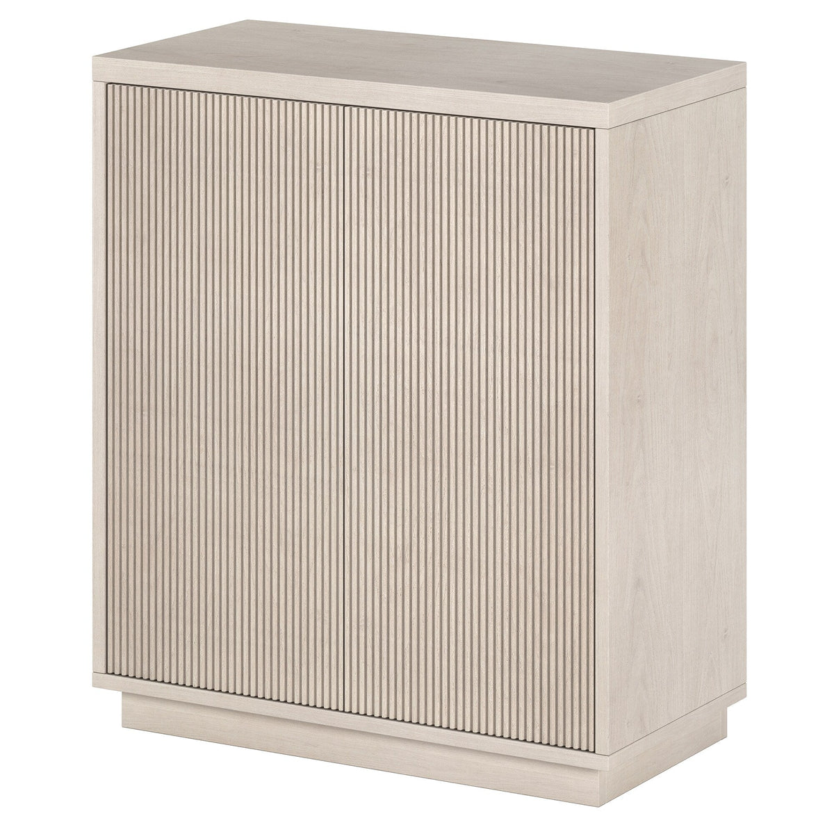 Hailey Home Alston Alder White 2-Shelf Office Cabinet