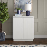 Hailey Home Alston White 2-Shelf Office Cabinet