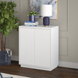 Hailey Home Alston White 2-Shelf Office Cabinet