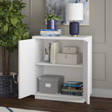 Hailey Home Alston White 2-Shelf Office Cabinet