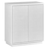 Hailey Home Alston White 2-Shelf Office Cabinet