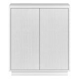Hailey Home Alston White 2-Shelf Office Cabinet