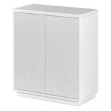 Hailey Home Alston White 2-Shelf Office Cabinet