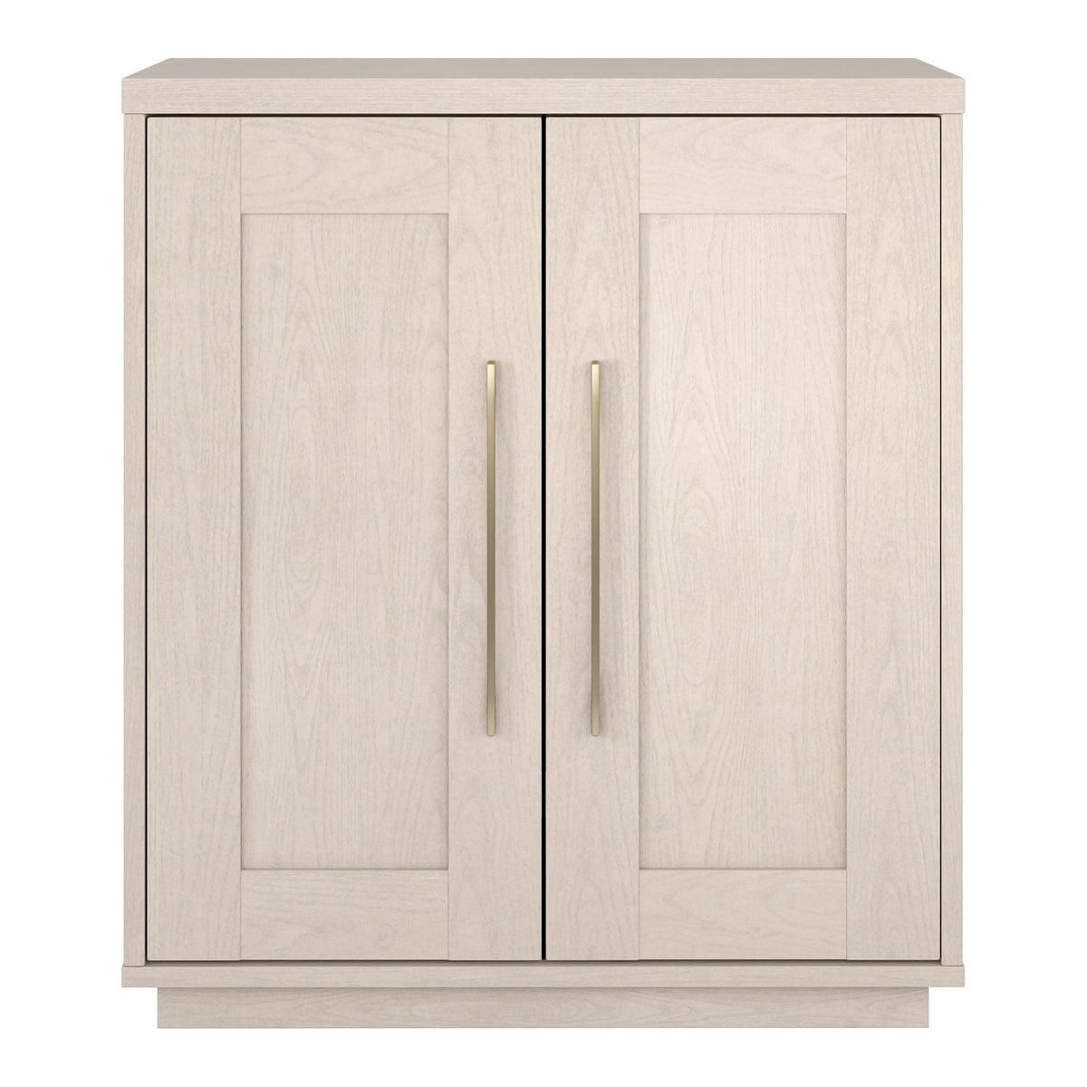 Hailey Home Tillman Alder White 2-Shelf Office Cabinet