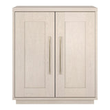 Hailey Home Tillman Alder White 2-Shelf Office Cabinet