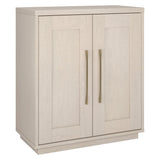 Hailey Home Tillman Alder White 2-Shelf Office Cabinet