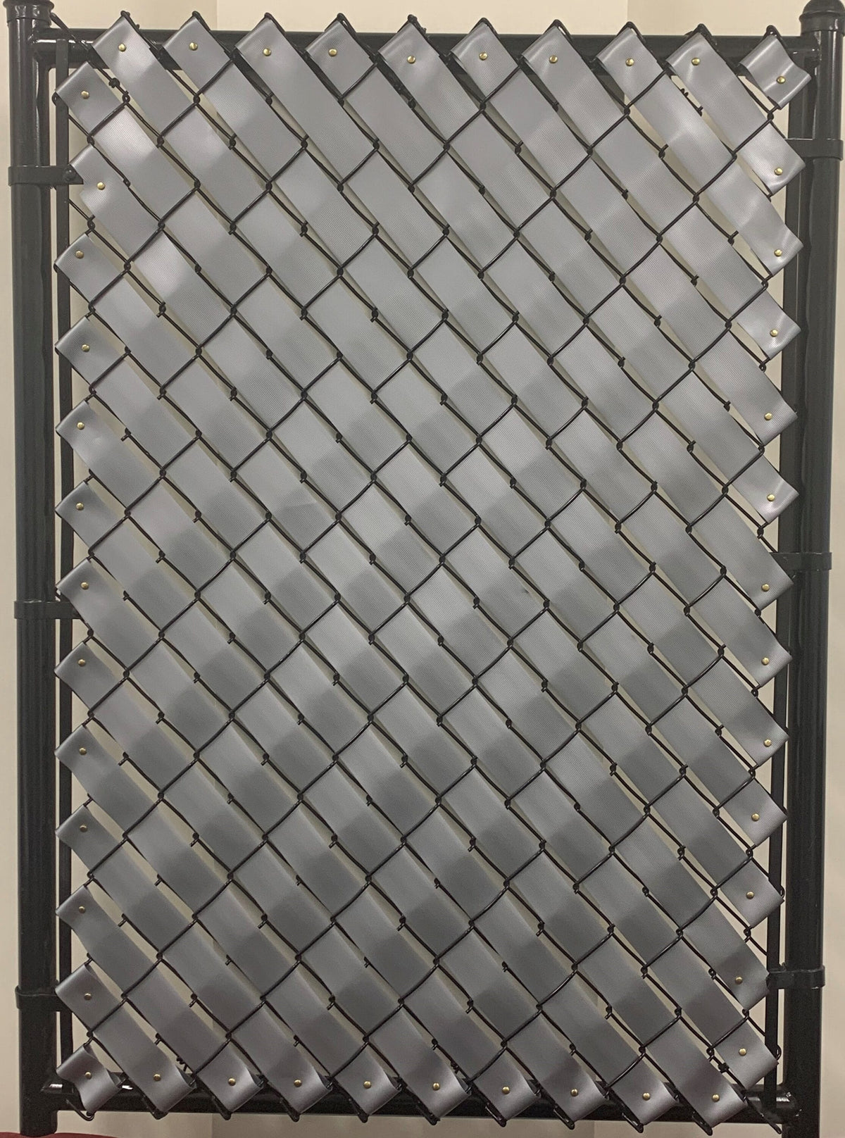Pexco 2-in H x 250-ft W Silver Ldpe Weave Chain Link Fence Slat