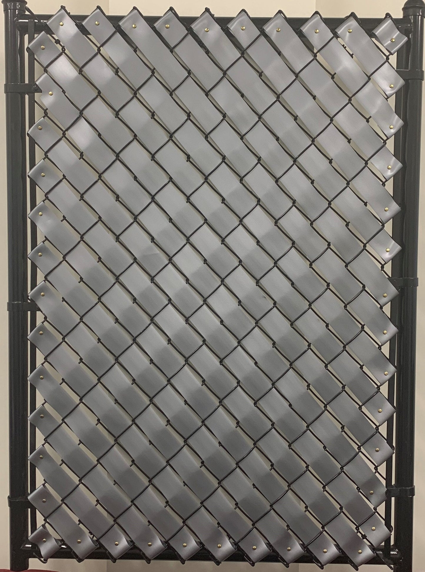 Pexco 2-in H x 250-ft W Silver Ldpe Weave Chain Link Fence Slat