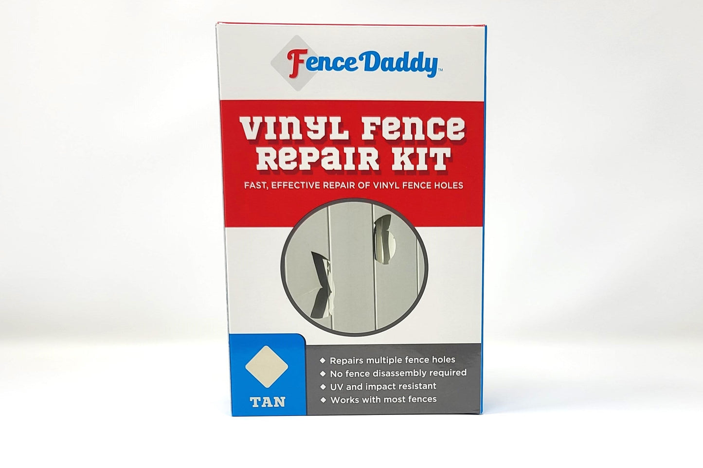Fence Daddy 2-ft H x 0.25-ft W Tan Vinyl Fence Panel (Assembled)