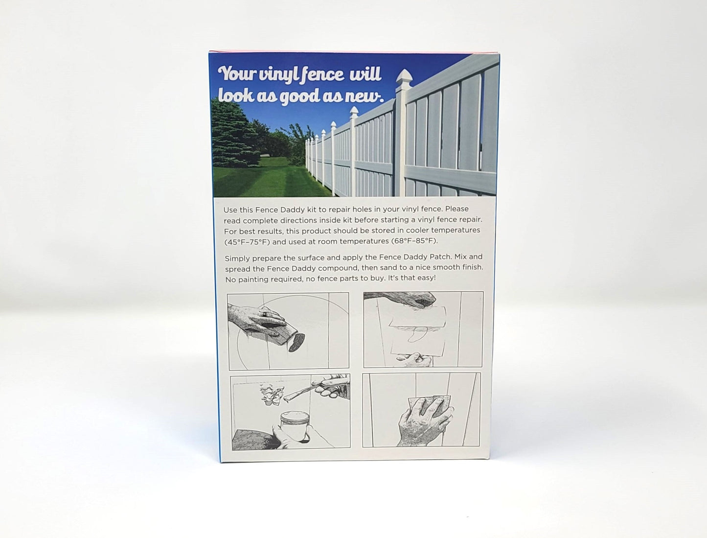 Fence Daddy 2-ft H x 0.25-ft W Almond Vinyl Fence Post (Assembled)
