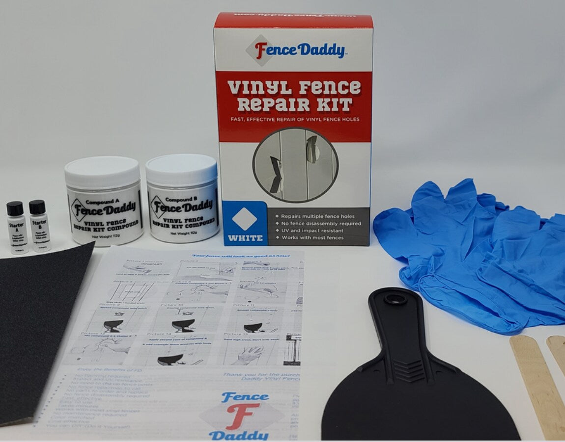 Fence Daddy 2-ft H x 0.25-ft W White Vinyl Fence Panel (Assembled)