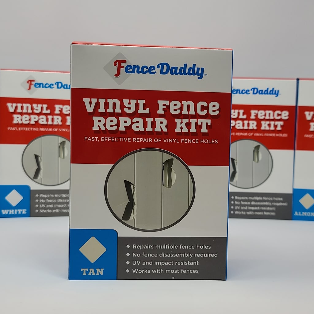 Fence Daddy 2-ft H x 0.25-ft W Tan Vinyl Fence Panel (Assembled)