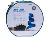 GE StayBright 250-Count 51.8-ft Warm White LED Plug-In Christmas String Lights