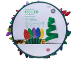 GE Energy Smart 150-Count 49.6-ft Multicolor LED Plug-In Christmas String Lights