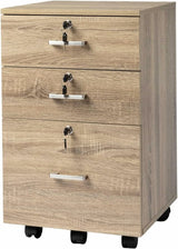 Winado File Cabinets Wood 3-Drawer 19.69-in File Cabinet