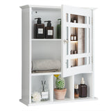 Forclover 19-in x 23.5-in Medicine Cabinet Bathroom Storage Wall Cabinet with Mirror in White