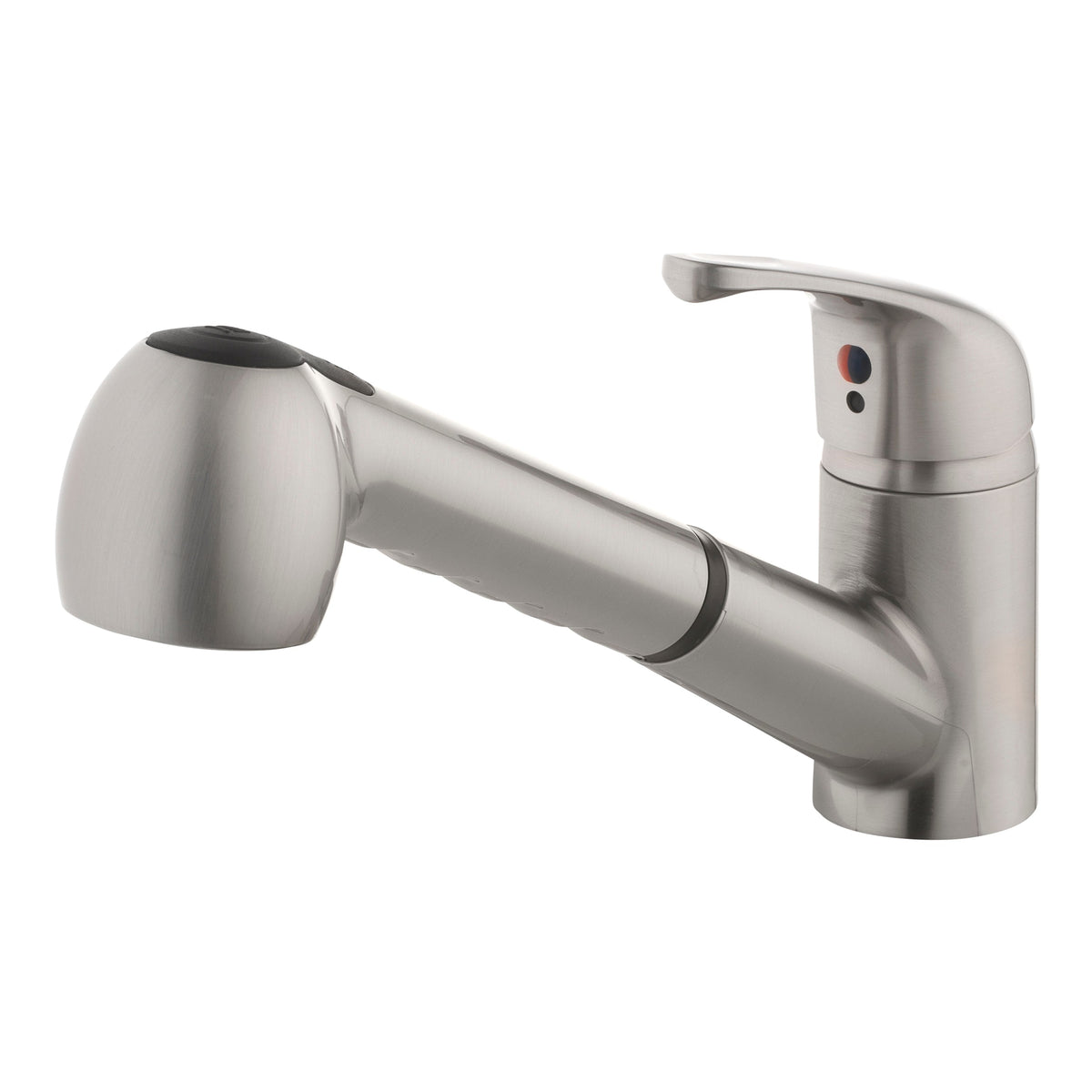 Project Source Stainless Steel Utility Faucet with Pulldown Sprayer