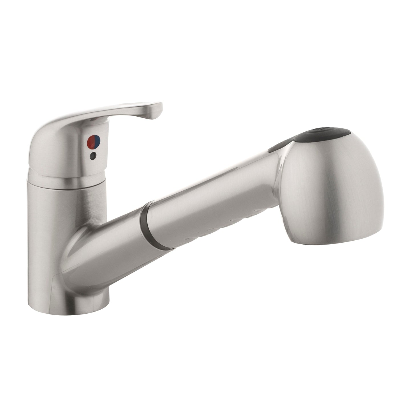 Project Source Stainless Steel Utility Faucet with Pulldown Sprayer