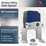 ALEKO 40-ft Slide Universal Battery Driveway Gate Opener Kit