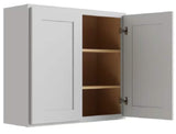 RELIABILT 27-in W x 30-in H x 12-in D Grey Wall Fully Assembled Plywood Cabinet (Shaker Door Style)