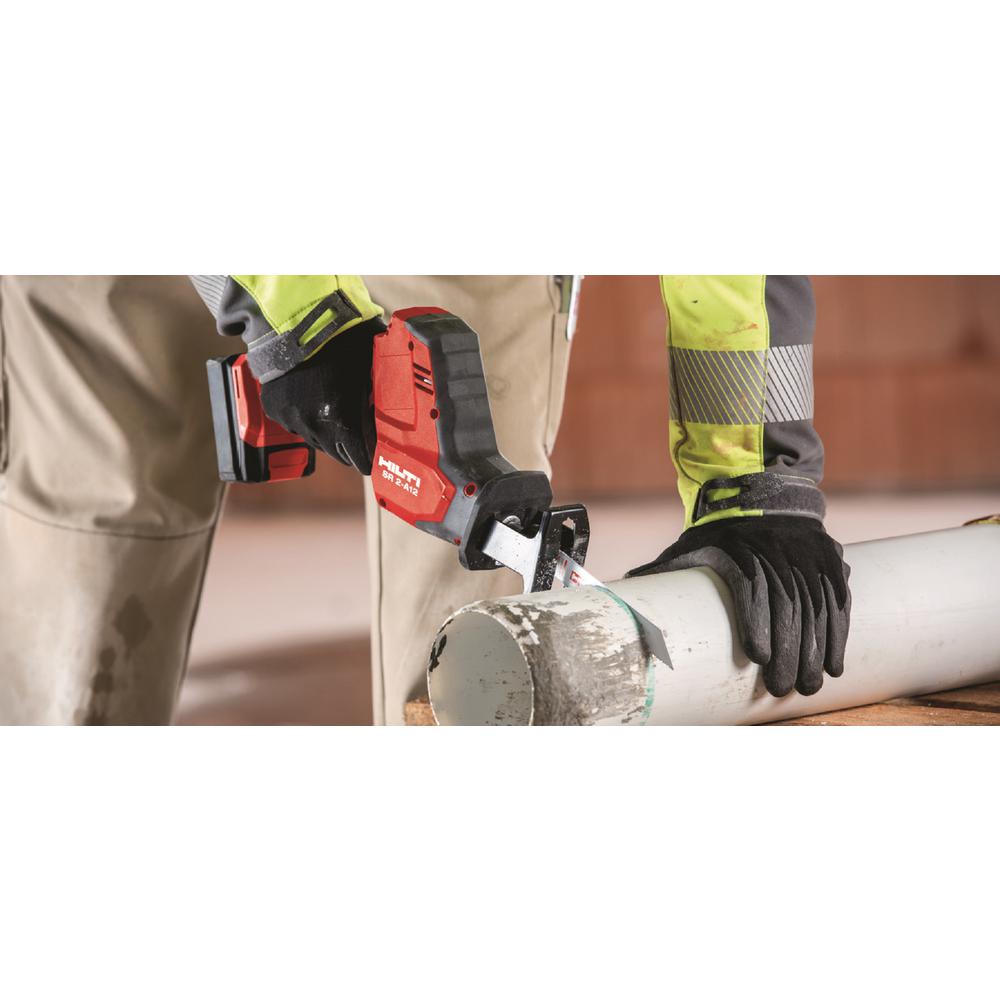 SR 2-A12 12-Volt Cordless Brushless Reciprocating Saw Kitwith 2 B12/4.0 Li-Ion Batteries, Charger, Belt Clip & Bag - Super Arbor