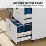 Winado White 2-Drawer 15.75-in File Cabinet