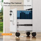 Winado White 2-Drawer 15.75-in File Cabinet