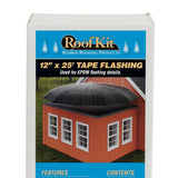 RoofKit Roofing Products 12-in x 25-ft Black Butyl Rubber Self-Adhesive Roll Flashing